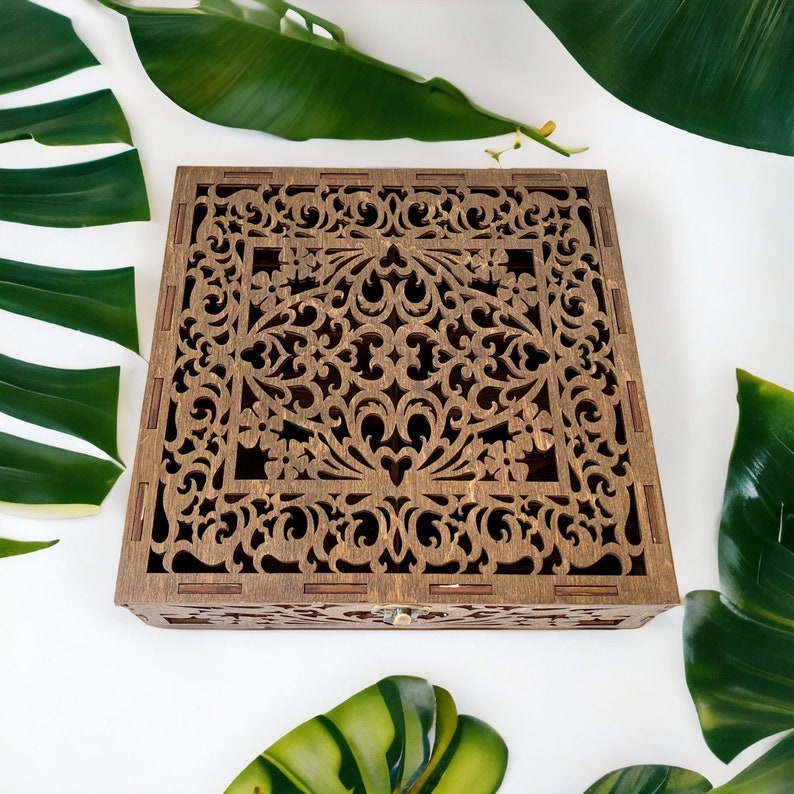 Craft Supplies Organizer - Keep your tools and supplies neatly organized, wooden box
