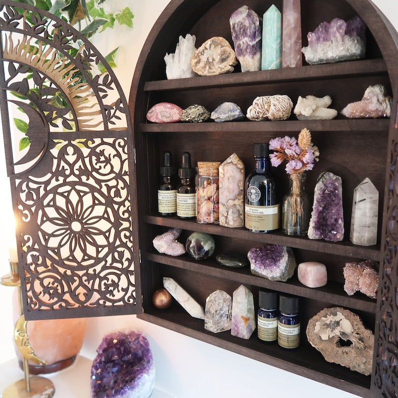 Coppermon Witchy Decor Celestial Arch Cabinet- Witchy Gifts, Witchy Decor, Witchy Stuff, Witchy Art, Witchy Aesthetic, Witchcraft Supplies