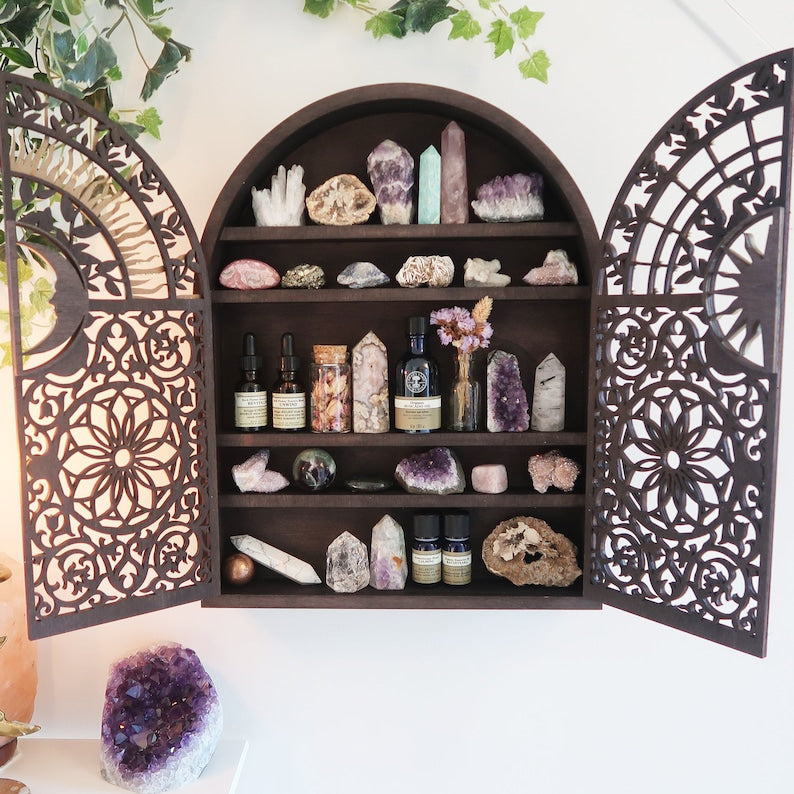 Coppermon Witchy Decor Celestial Arch Cabinet- Witchy Gifts, Witchy Decor, Witchy Stuff, Witchy Art, Witchy Aesthetic, Witchcraft Supplies