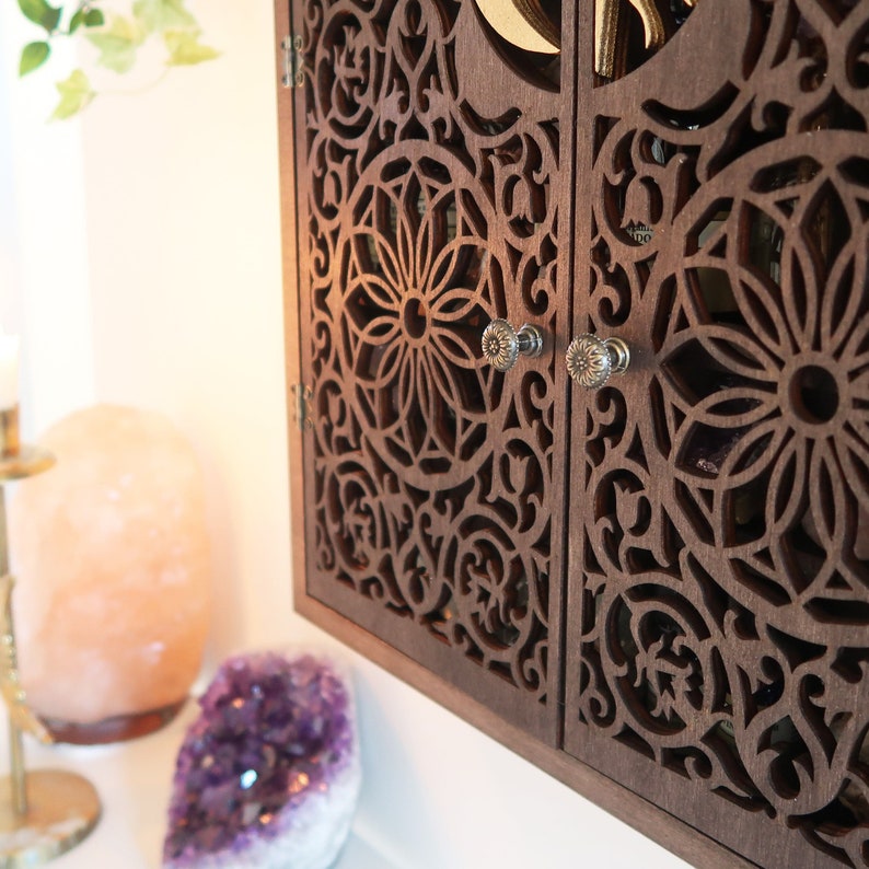 Coppermon Witchy Decor Celestial Arch Cabinet- Witchy Gifts, Witchy Decor, Witchy Stuff, Witchy Art, Witchy Aesthetic, Witchcraft Supplies