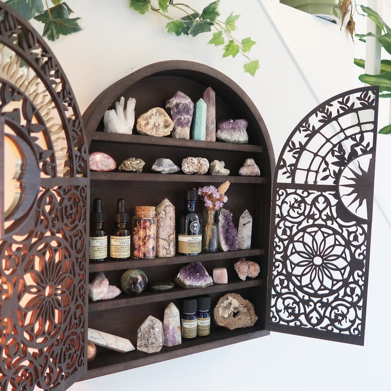 Coppermon Witchy Decor Celestial Arch Cabinet- Witchy Gifts, Witchy Decor, Witchy Stuff, Witchy Art, Witchy Aesthetic, Witchcraft Supplies